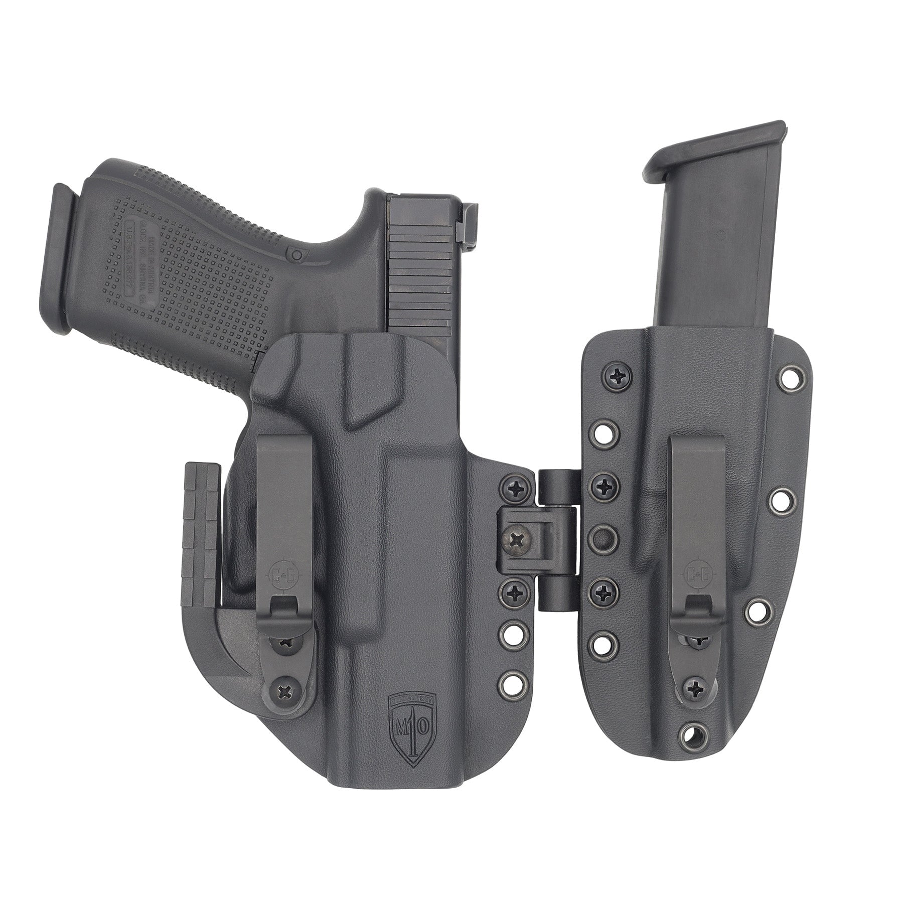 C&G Holsters Holster System Sig P365XL Kydex IWB Holster Right, Black - 386100