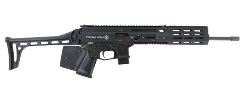 Grand Power Stribog SP9A1 16" 9mm Rifle, Base Black CA Compliant