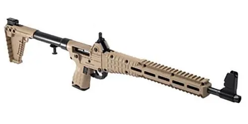 Kel-tec SUB 2000 9mm Luger 10rd S M Magazines Blued Barrel Tan grip