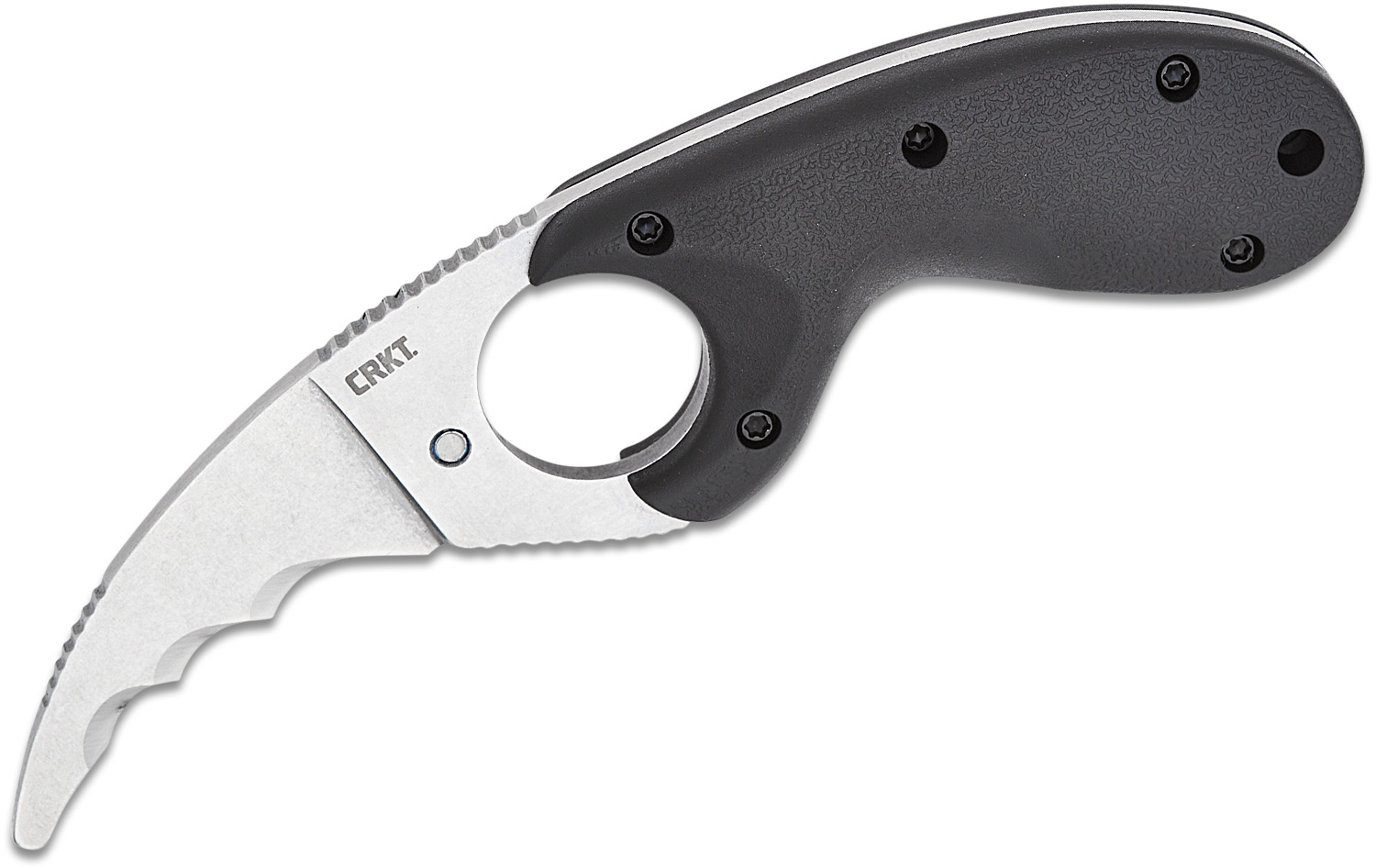 CRKT Bear Claw Fixed Knife Hawkbill, Black