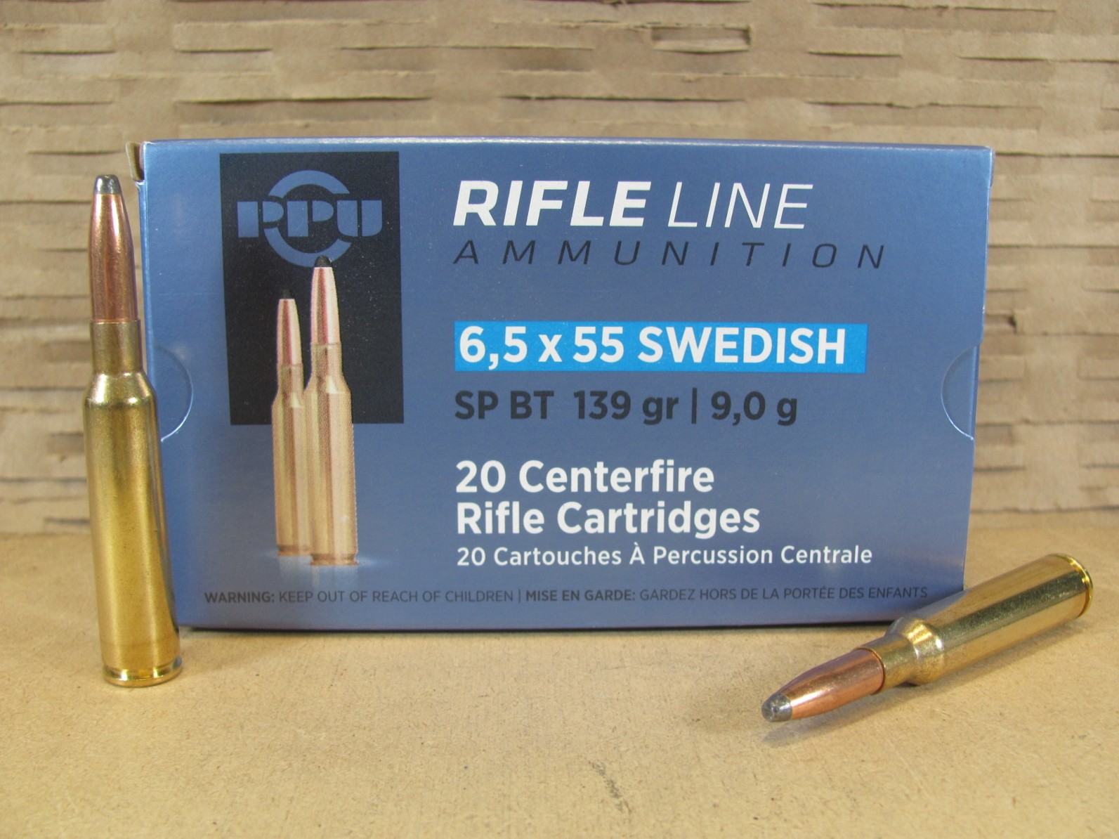 200 Round Case – 6.5×55 Swedish 139 Grain Soft Point Prvi Partizan Ammo PP6SWS