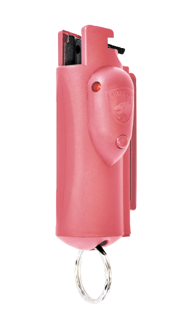Guard Dog Accufire Laser Target Keychain Pepper Spray with UV Dye, Pink