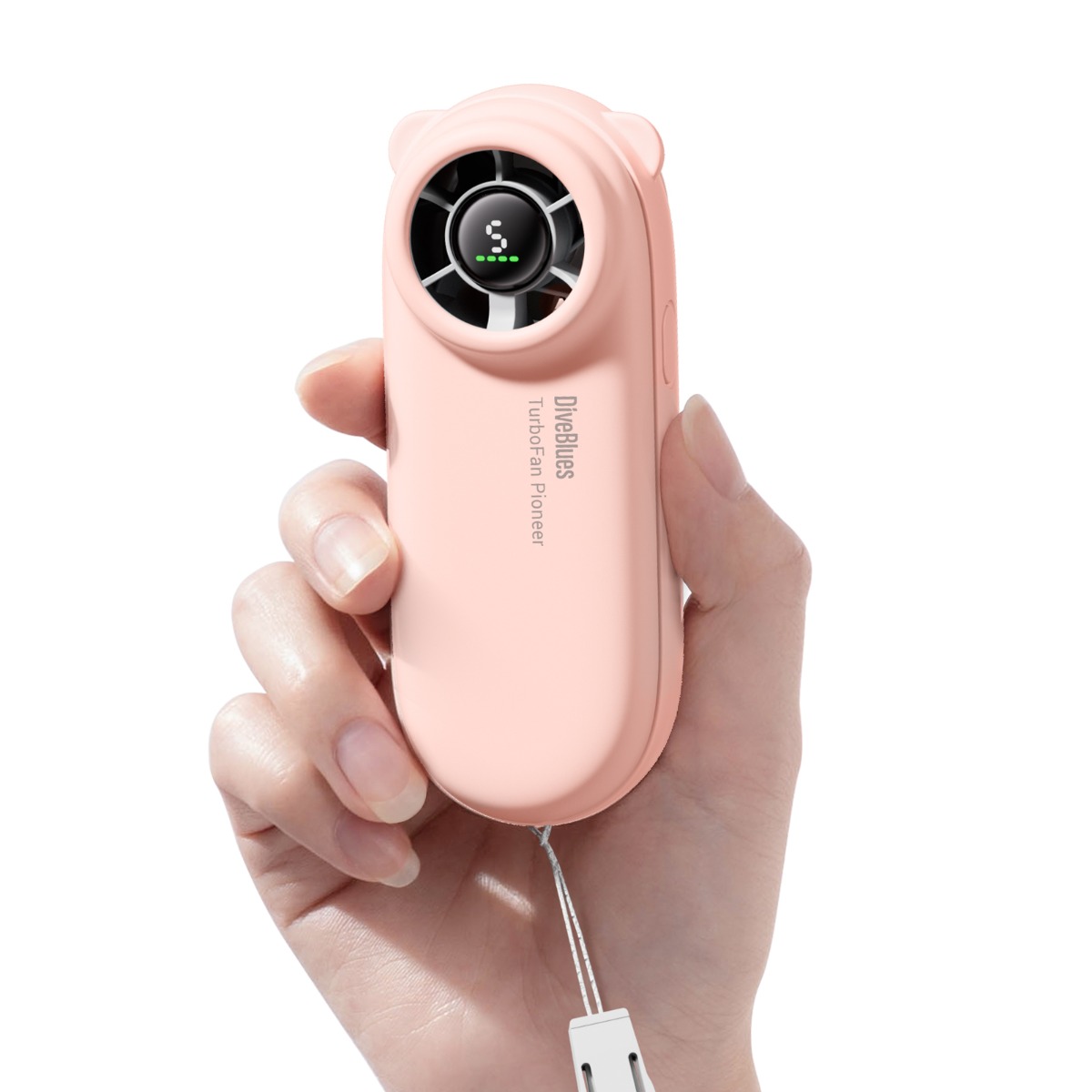 Diveblues TurboBear Handheld Fan, Pink - D5041-PK