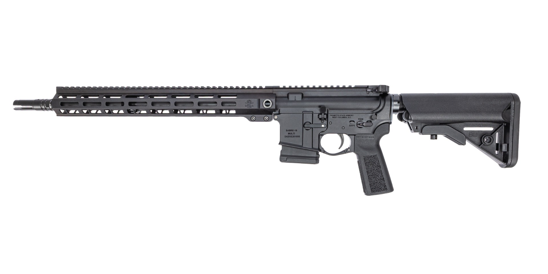 PSA "Sabre" Forged 16" FN CHF CL Mid-Length 5.56 15" Sabre QD Rail B5 Sop-Mod Rifle - California