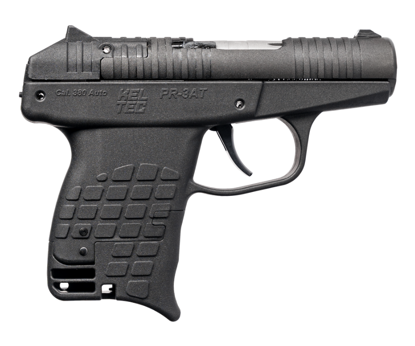 Kel-Tec PR-3AT 2.85" .380 ACP 13rd Handgun, Black - PR3ATBLK