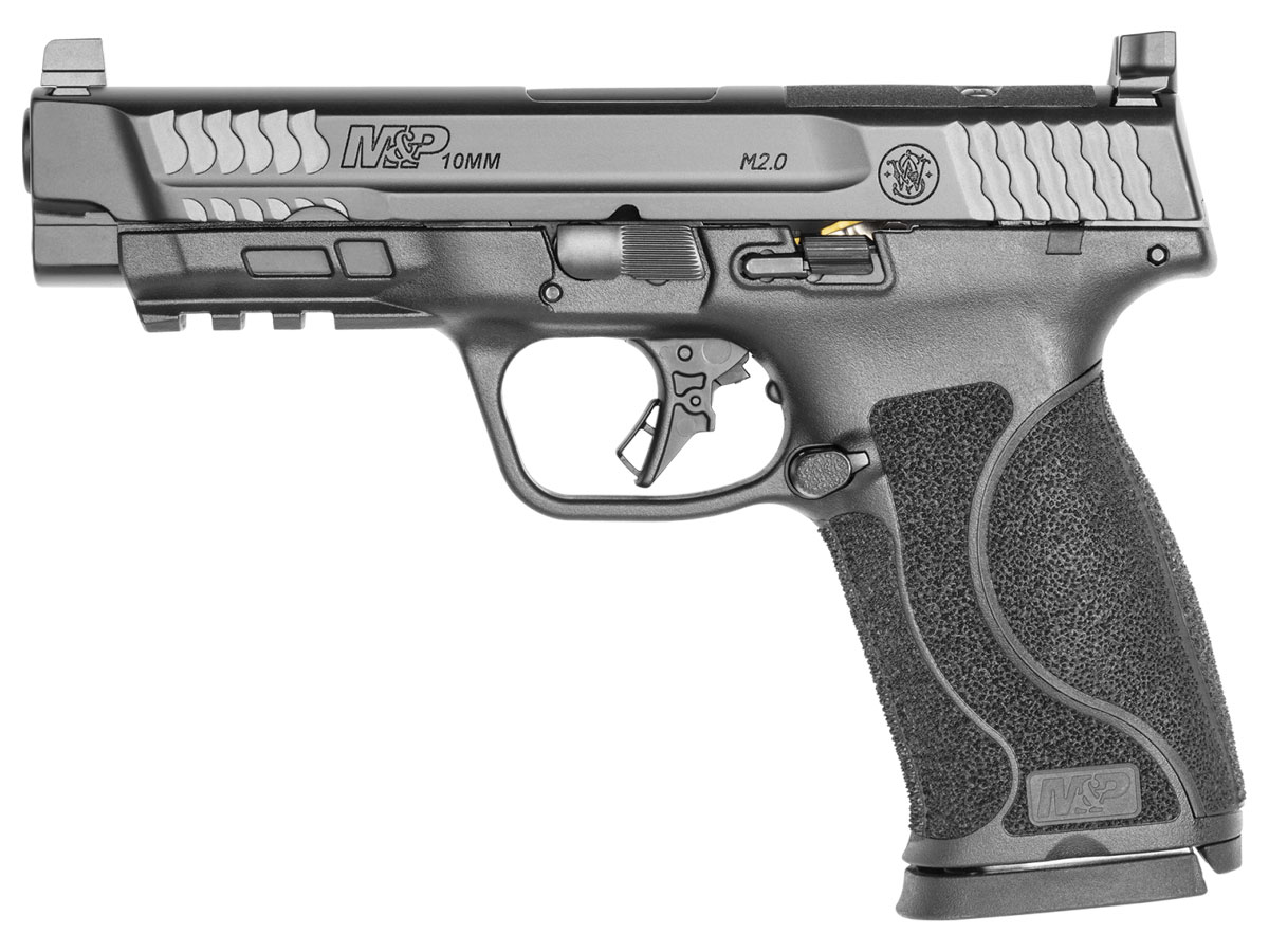 S&W M&P 2.0 Optics Ready 4.6" 10mm Pistol, Black - 13387