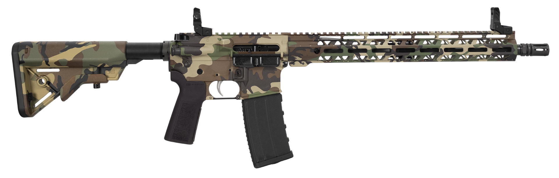 Hi-Point HP-15 5.56 NATO 16" Railed Rifle, M81 Woodland