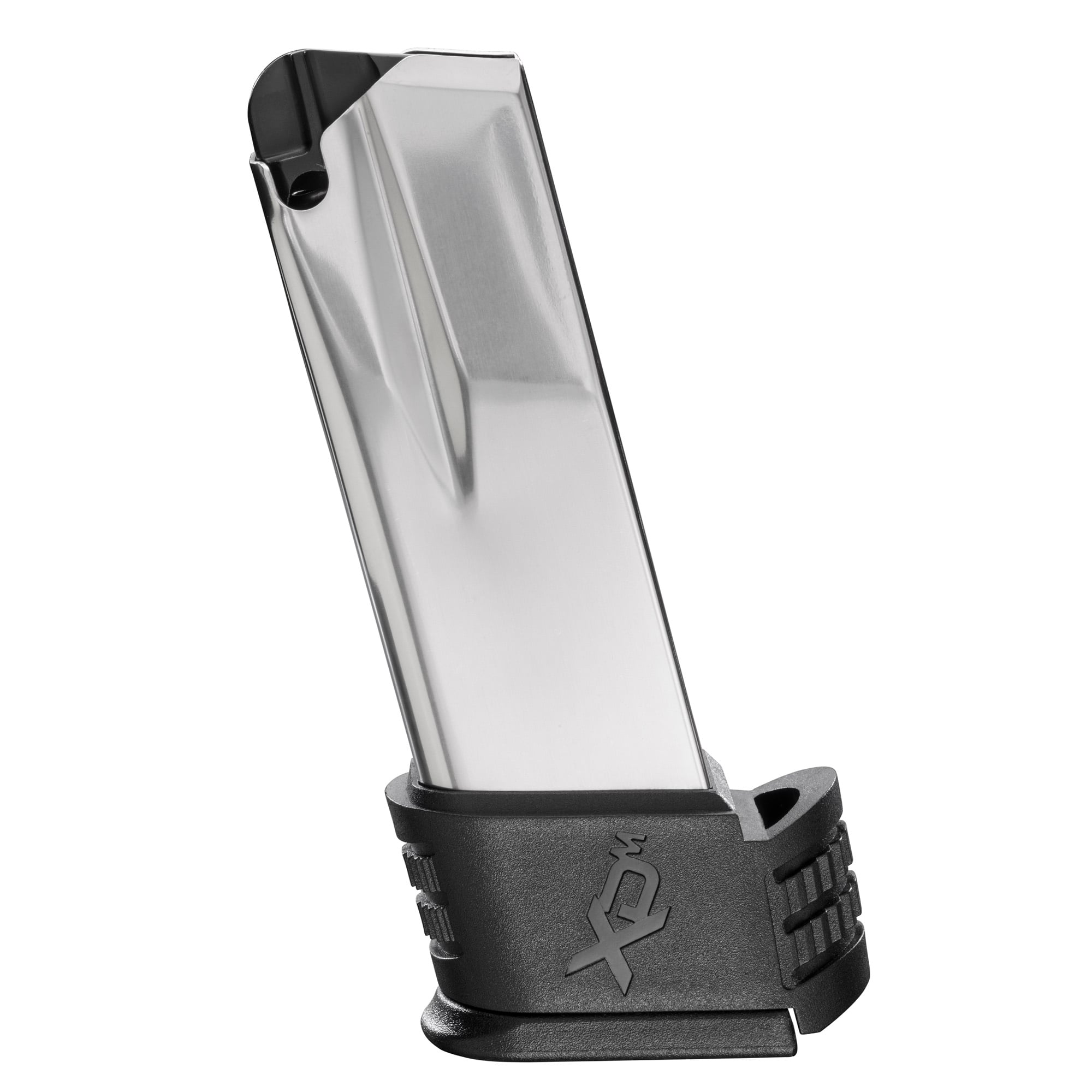 Springfield Magazine, 10mm, 15 Rounds, fits XDME Compact, With Sleeve for Backstrap 2, Silver
