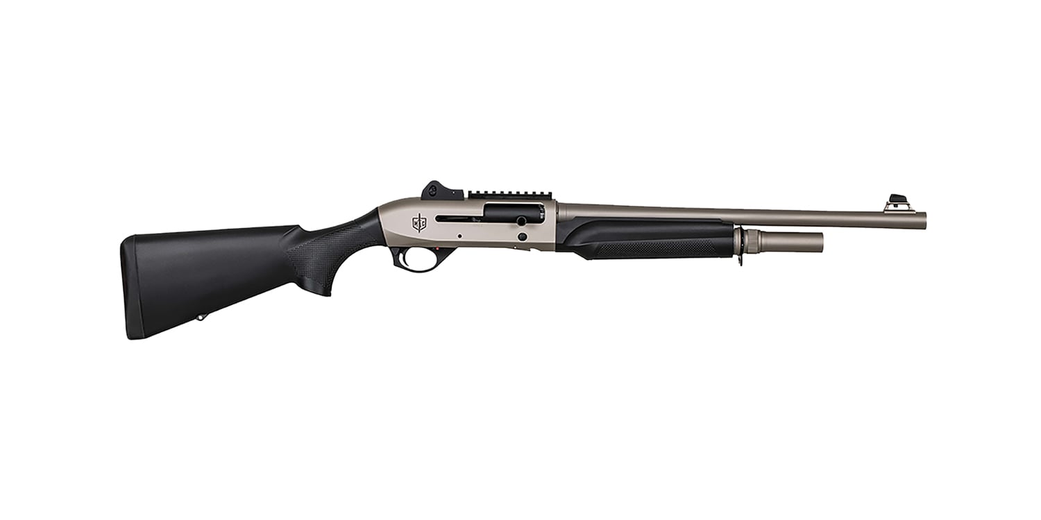 Military Armament Corporation 2 Tactical Marine 12 Gauge Semi-Auto Shotgun 18.50", Black - 21000158