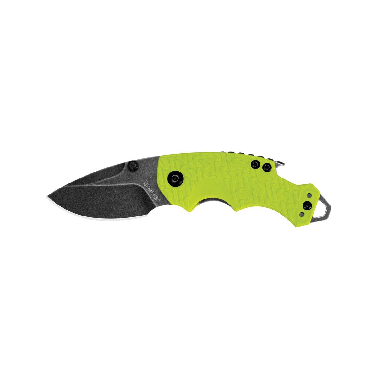 Kershaw Shuffle Folding Knife Drop Point, Lime Green