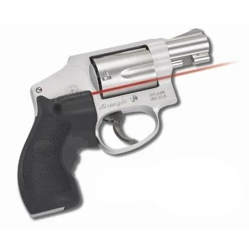 Crimson Trace Revolver Lasergrip - S J-Frame Round Butt - Polymer Grip