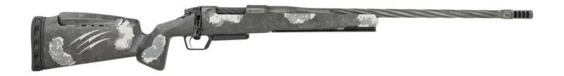Fierce Firearms RIVSSN25CM24 Rival NRL Hunter NRL Edition 25 Creedmoor 24" Black Cerakote Stainless Steel Spiral Fluted Barrel Drilled Tapped Receiver, Arca Rail Forend, Carbon Matrix Push Button