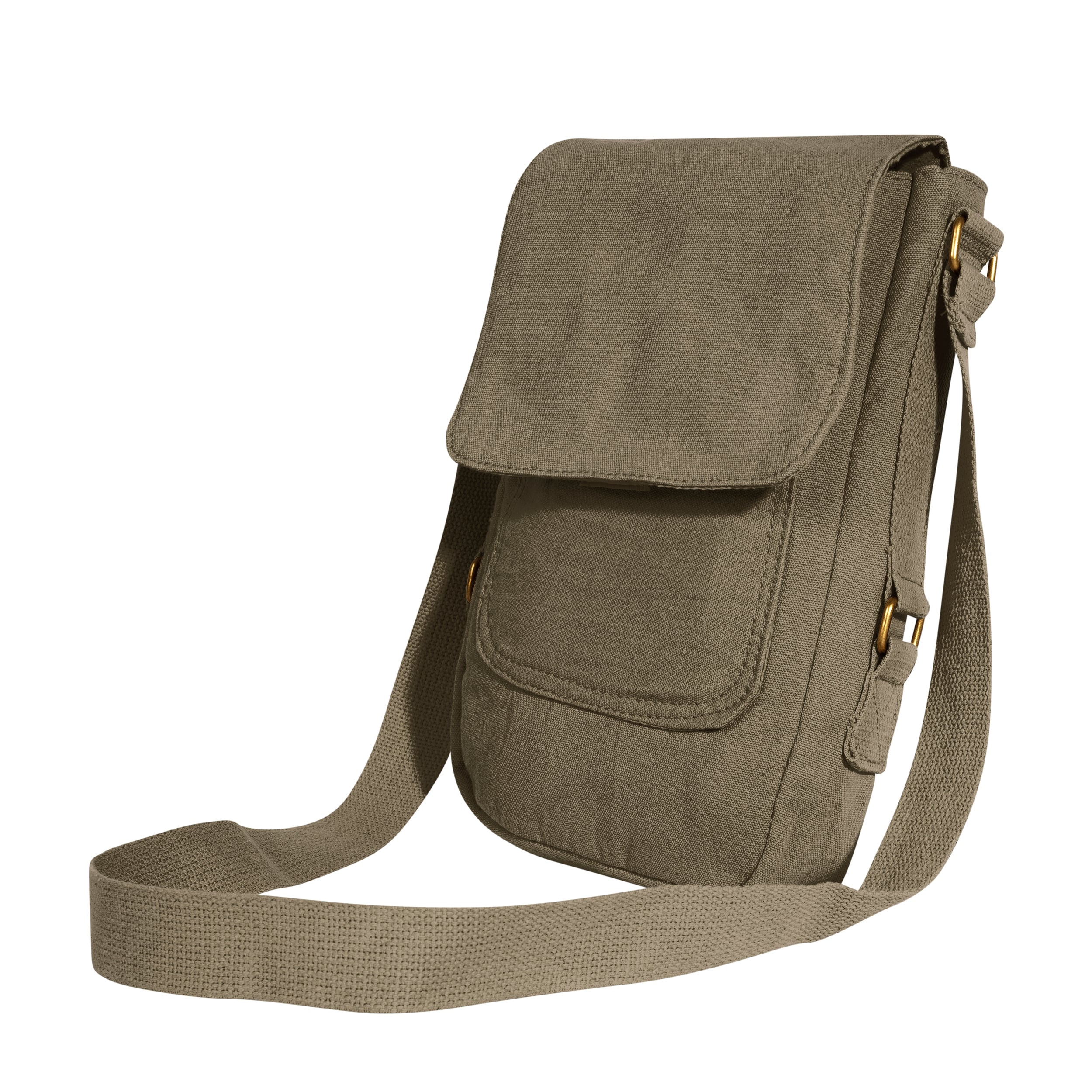 Rothco Vintage Canvas Tech Bag - Vintage Olive Drab