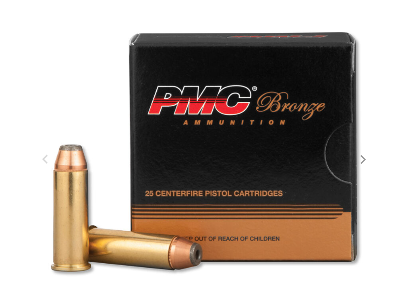 PMC BRNZ 44MAG 180GR JHP 25/500 - Flat Rate Shipping Under 30lbs! - No Credit Card Fees