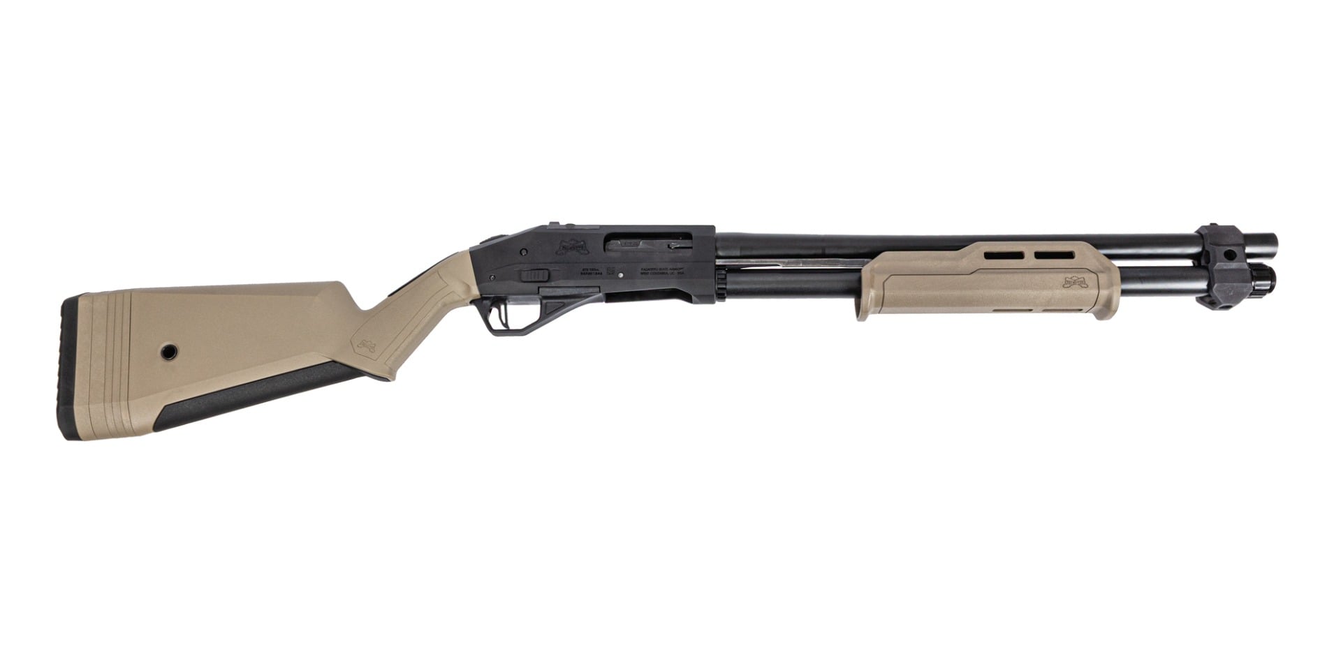 PSA 570 12 Gauge Pump-Action 18.5-Inch Barrel Shotgun, FDE