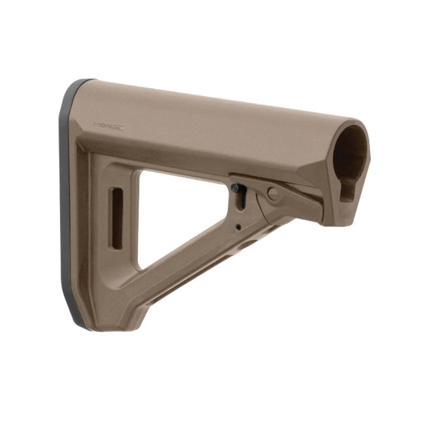 Magpul MOE RL Carbine Stock Flat Dark Earth - MOE RL Carbine Stock for Superior Tactical Use and Custom Fit - MAG1440-FDE