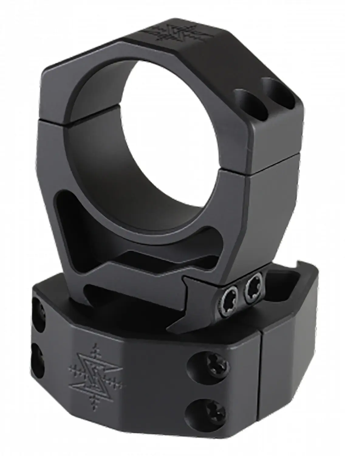 Seekins Precision 0010640006 Scope Rings Matte Black 35mm Extra High