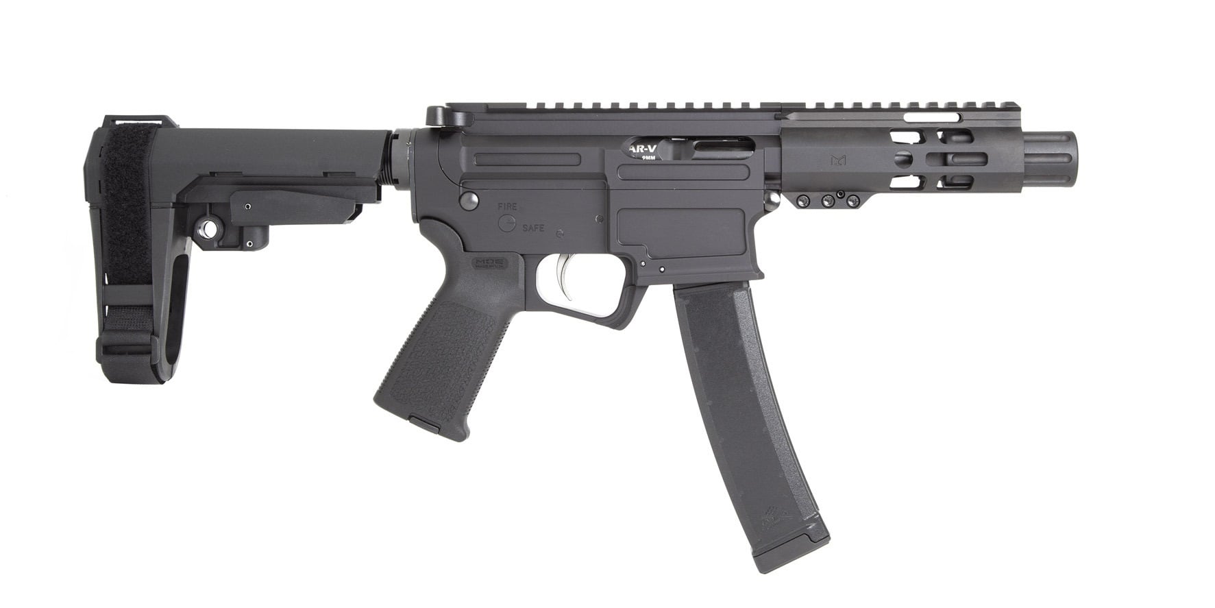 PSA AR-V 4" 9mm 1/10 Lightweight M-Lok MOE EPT SBA3 Pistol