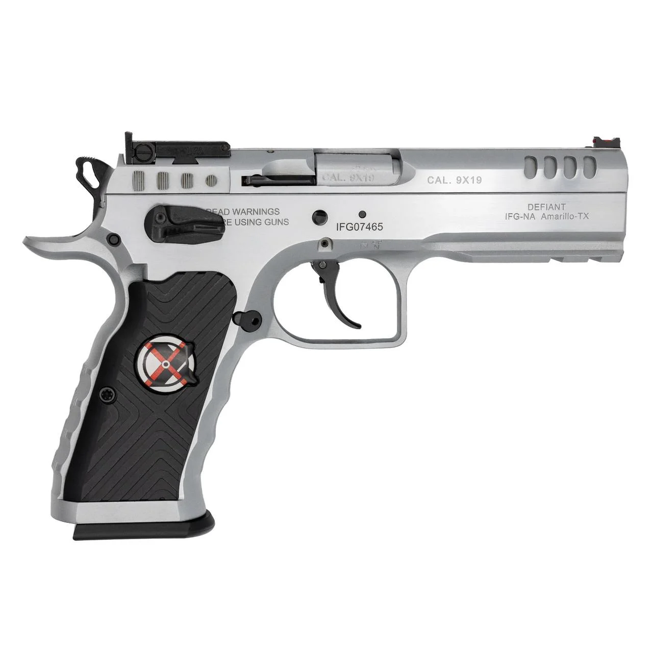 IFG Tanfoglio Stock Xtreme Handgun 9mm Luger 17rd Magazine(3) 4.5" Barrel Chrome
