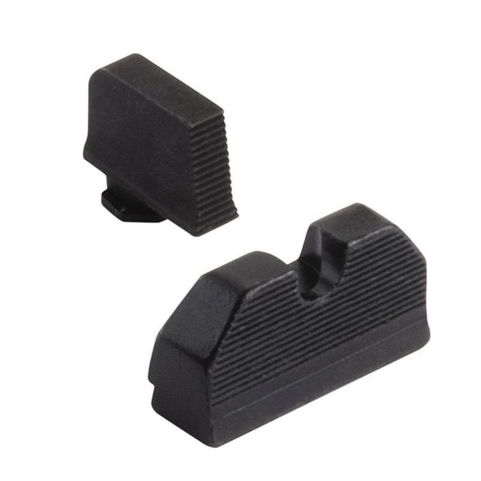 Brownells 1L-Tall U-Notch Serrated Sight Set Front/Rear