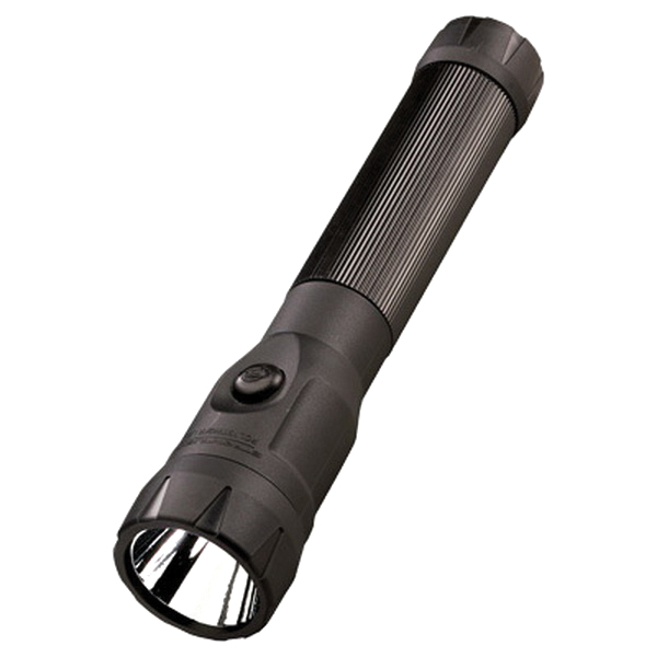 Streamlight PolyStinger 12 VDC 485/240/120 lm LED Rechargeable Multi-Mode Water-Resistant Flashlight w/ Smart Charger, Black - 76112