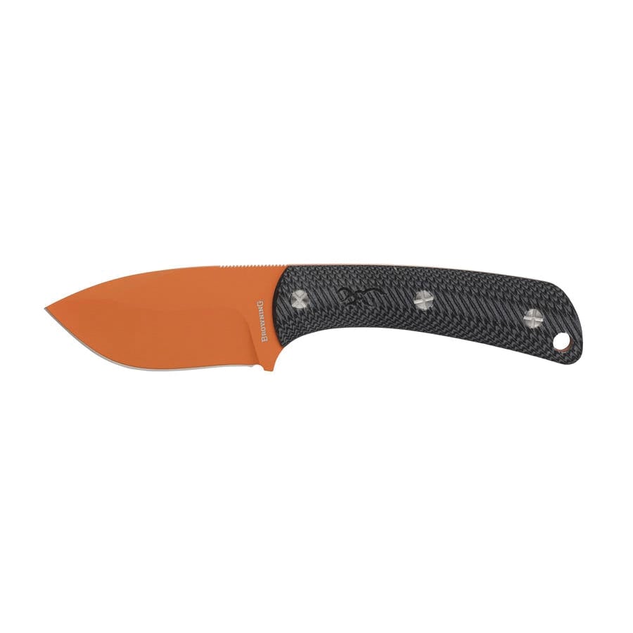 Browning Backcountry Fixed Small Boxed Knife Deep Belly Skinner Black - Durable, Lightweight and Reliable Handle - 3220499B