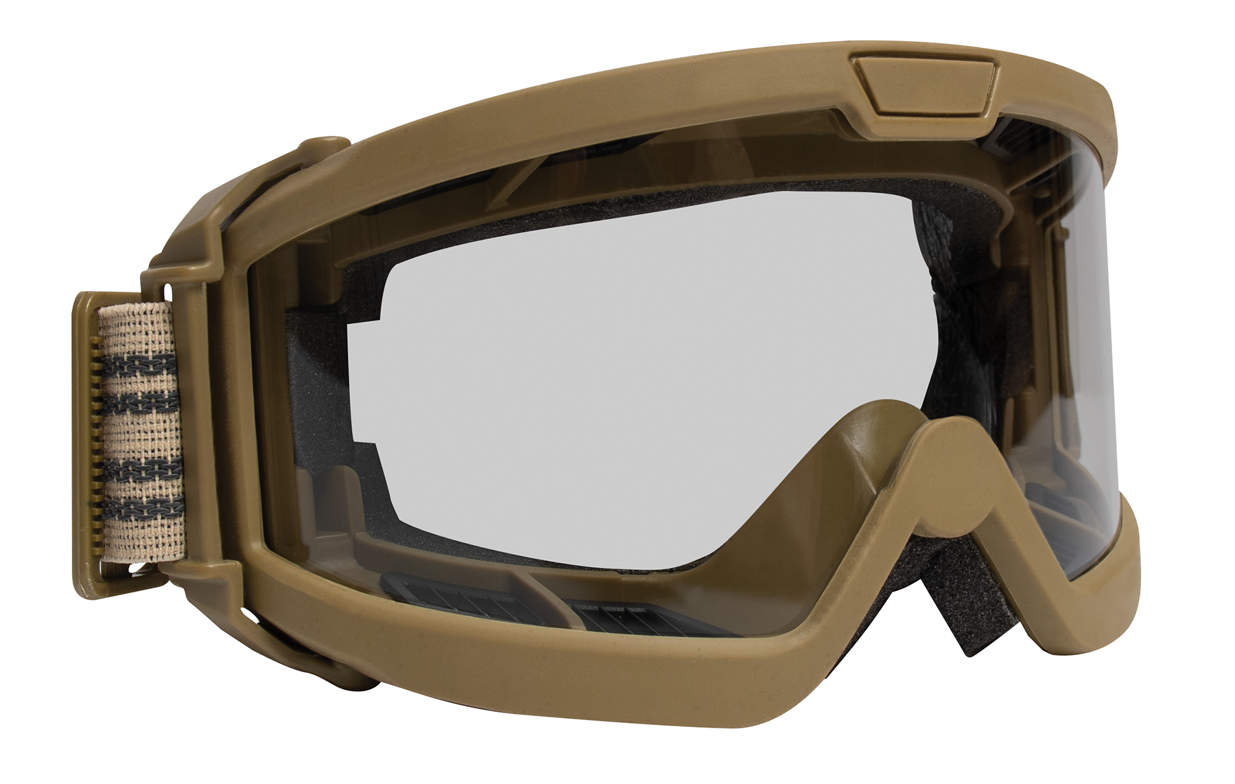Rothco Ansi Rated Otg Goggles - Coyote Brown - Smoke