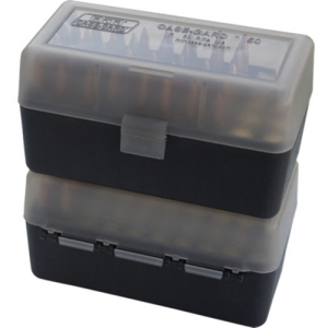 MTM Ammo Box 50 Round Flip-Top 223, 204, 6x47 Clr Smk