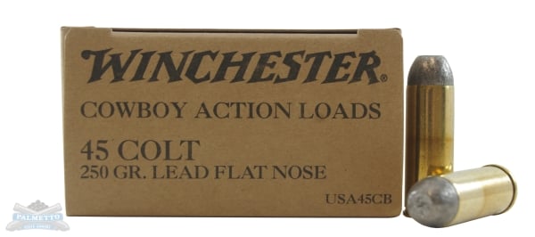 Winchester USA Pistol Ammo 45 Colt 250 gr. Lead Flat Nose 50 rd. - No Credit Card Fees - Low, flat rate shipping