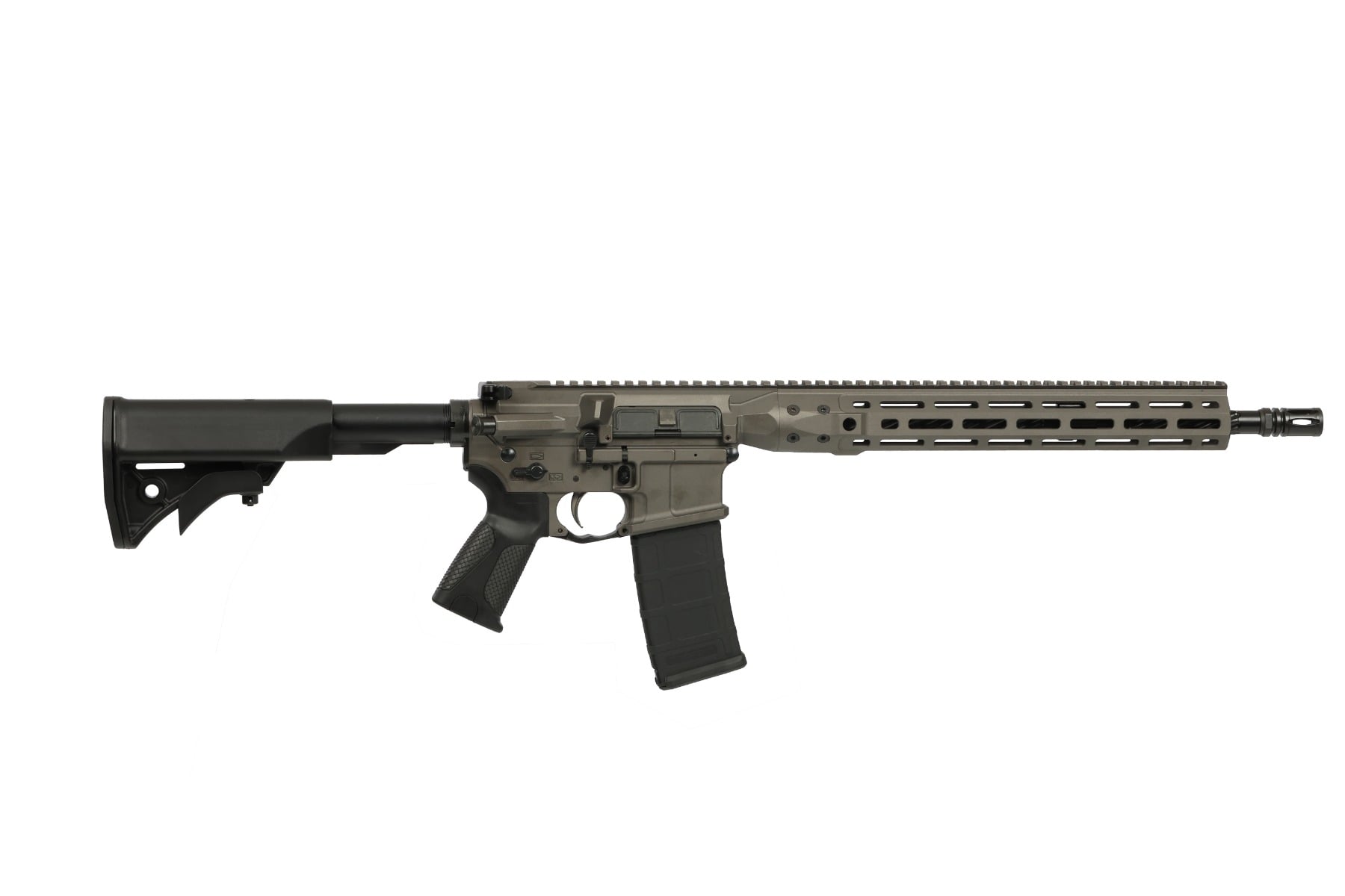 LWRC IC-DI BILLET 16.1" 5.56 NATO 30rd AR-15 Rifle, Tungsten Cerakote