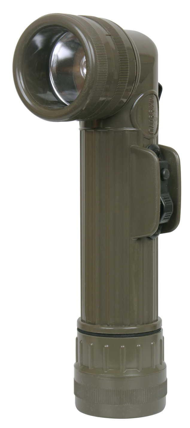 Genuine G.I. Anglehead Flashlight - Olive Drab