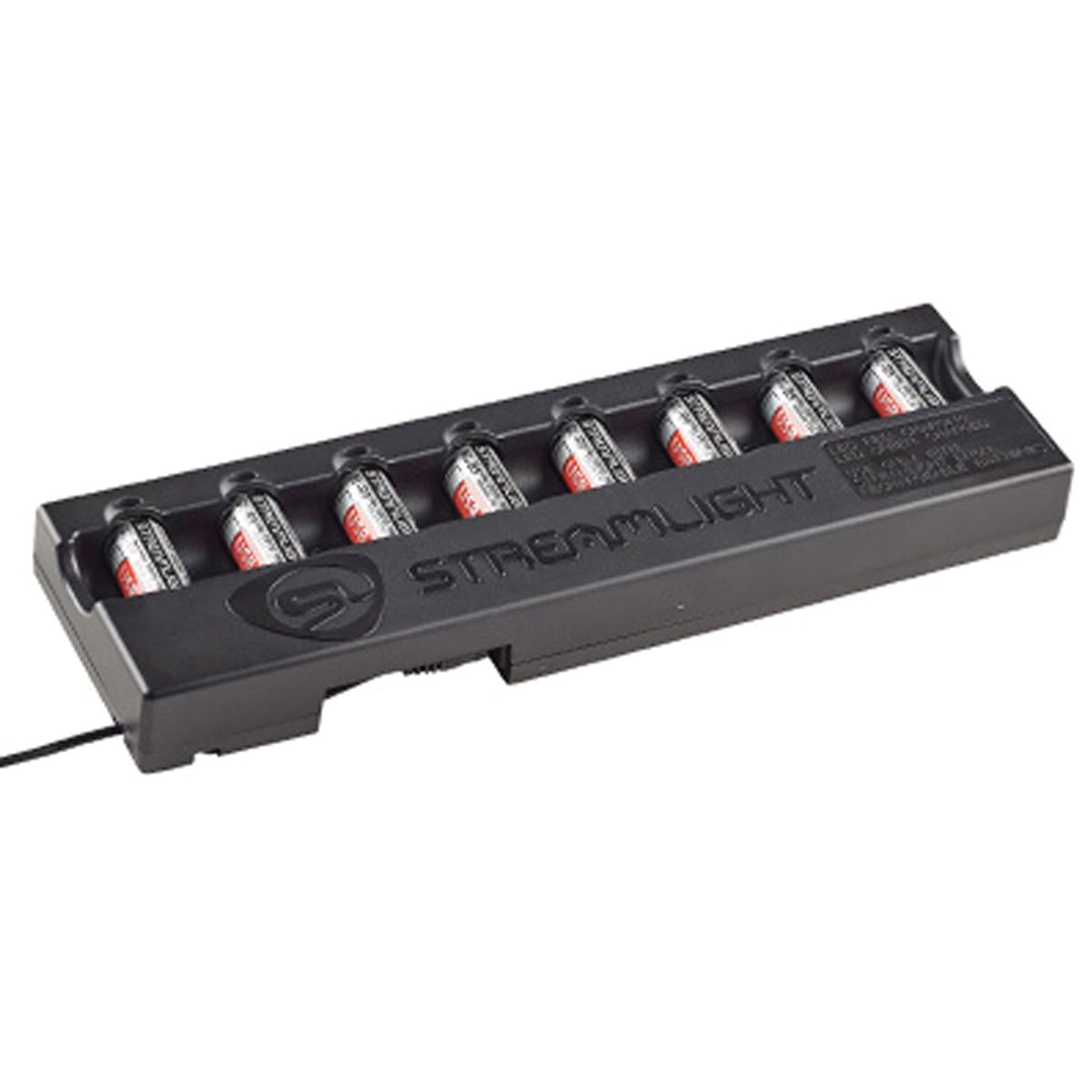 Streamlight SL-B9 12 VDC 8-Unit Bank Charger, Black