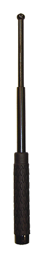 PS Products 16" L Expandable Baton w/ Rubber Handle and Sheath, Black - NS16R