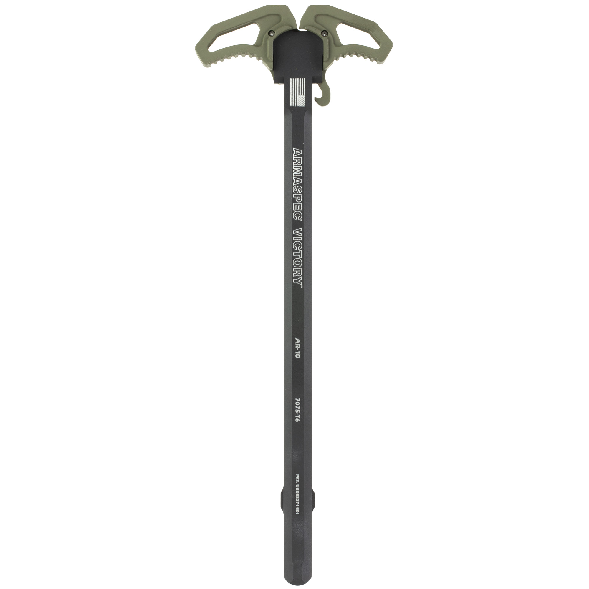 Armaspec Victory, AR-10 Charging Handle, Ambidextrous, OD Green