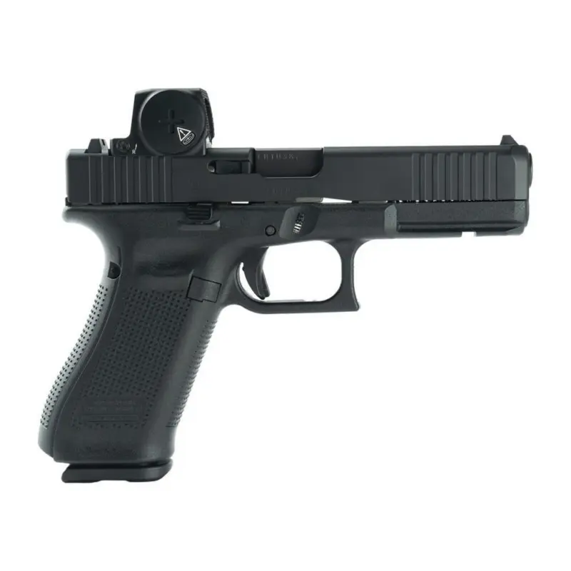 Glock V-Series Model 17 Handgun 9mm Luger 17rd Magazines (3) 4.5" Barrel Vortex Defender Black Cerakote Austria