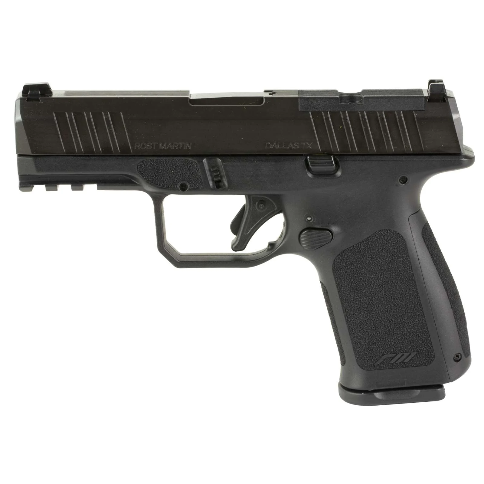ROST MARTIN RM1C HGA 9MM 4 IN BBL OPTIC READY W RMR PLATE BLACK 1/15RD 1`/17RD MAG
