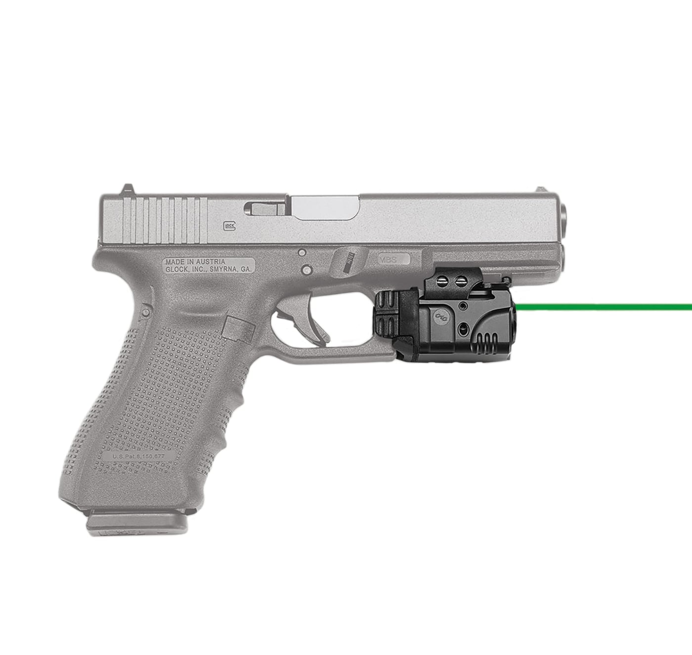 Crimson Trace CMR-204 Rail master Pro Universal Green Laser Sight & Tactical Light – CMR-204