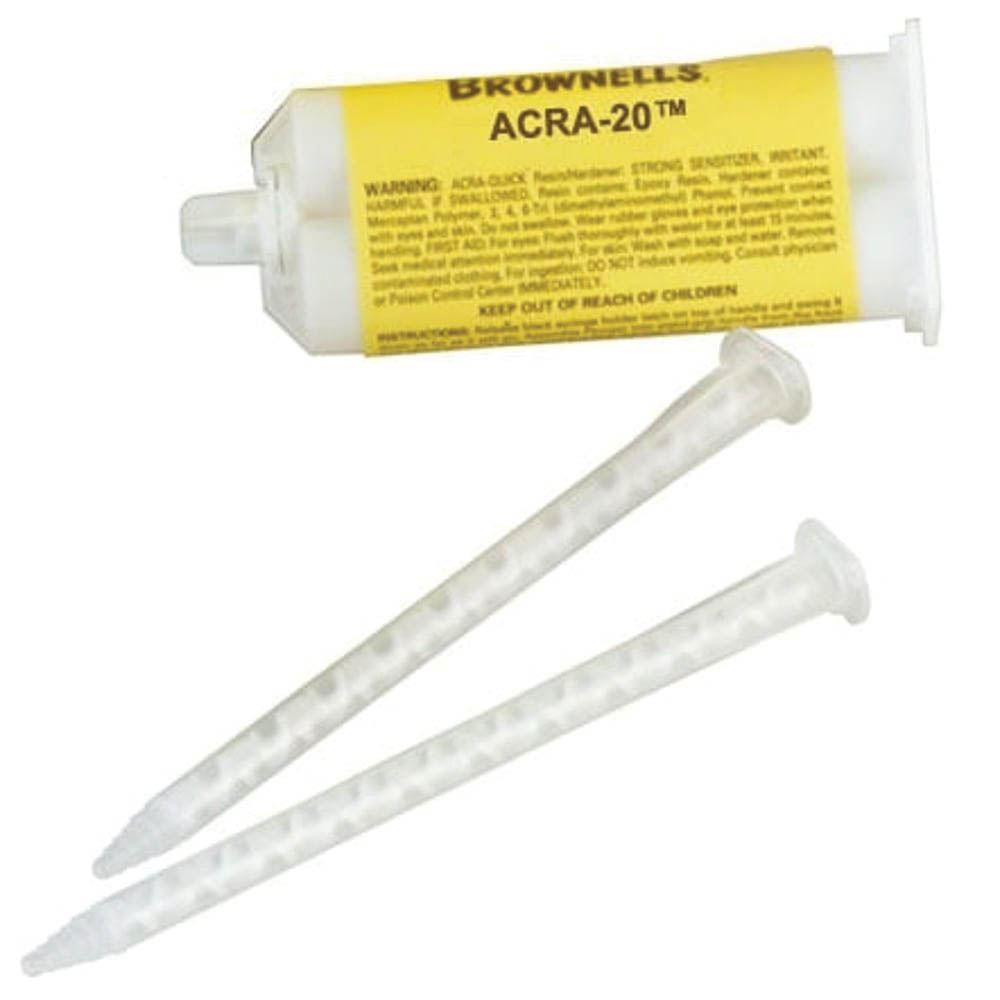 Brownells 50 mL Acra-20 w/2 Mixing Tips