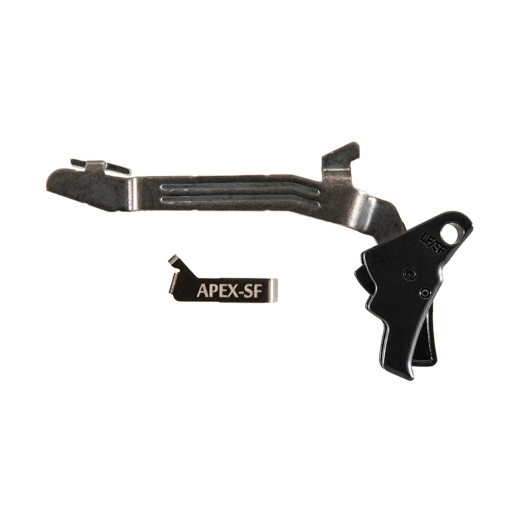 Apex Tactical Drop-in Action Enhancement Trigger Kit for Glock G43, G43X, G48 Slim Frame Model Pistols, Black - 102117