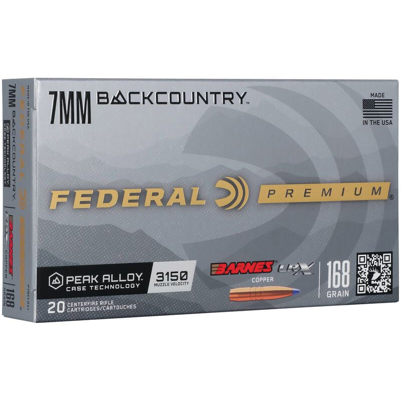 FED GLD MDL BARN 7MM BC 168GR 20/200 - No Credit Card Fees - Low, flat rate shipping
