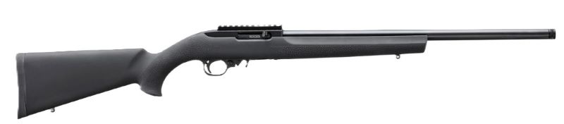 Ruger 10/22 22LR Black Hogue Overmolded Stock