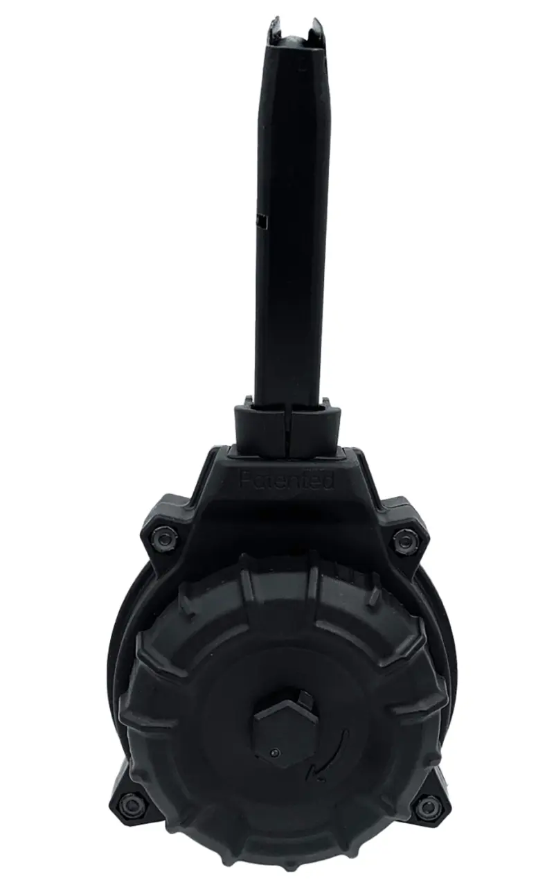 ProMag DRMA91 50rds Drum 9mm Fits CZ P10-F/P10-C Black Polymer