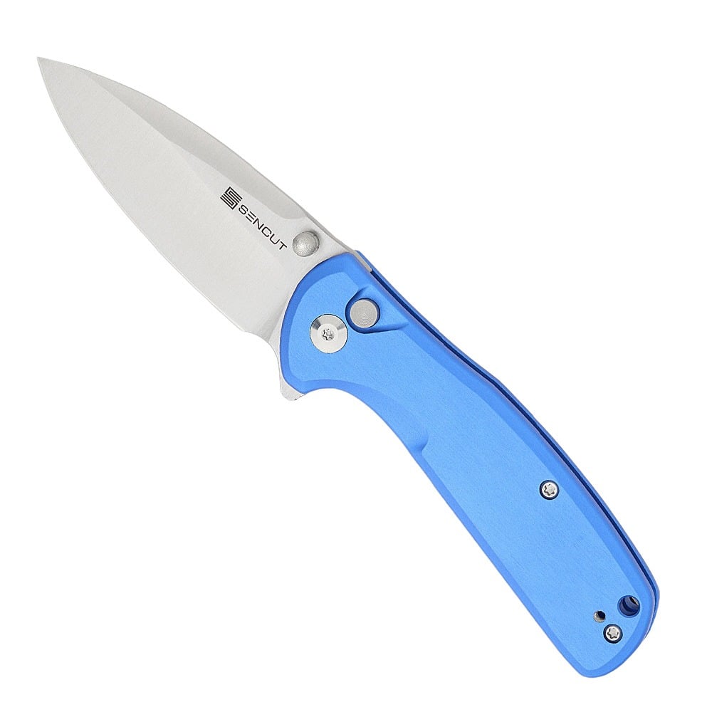 SENCUT ArcBlast Folding Drop Point Knife, Blue - S22043B-3