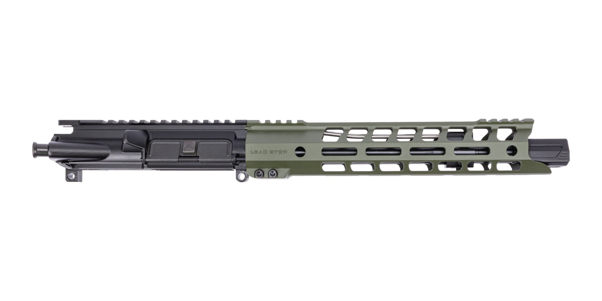 PSA 10.5" 5.56 NATO 11" LSA Grunt Hex M-LOK Upper Without BCG or CH; Sniper Green