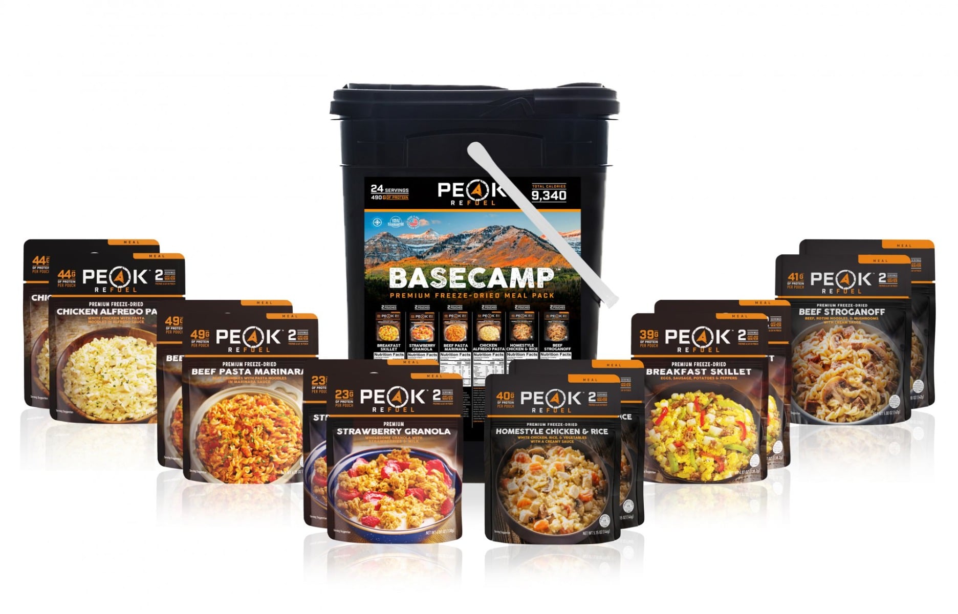 Peak Refuel PR Base Camp Bucket 3.0 Freeze-dried Meals