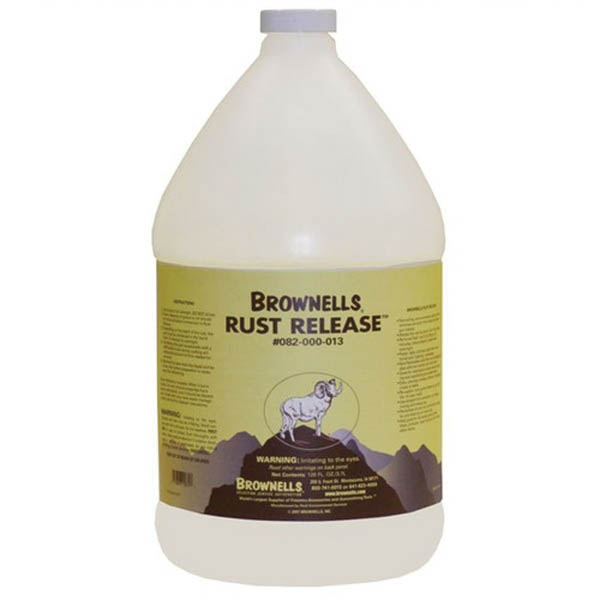 Brownells Rust Release, 1 gal Plastic Jug