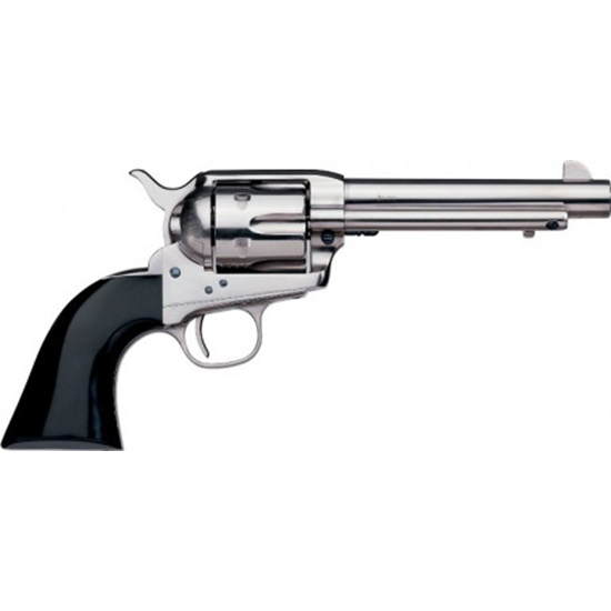 Uberti 1873 Nickel Revolver Ivory Grip 5.5" .45LC