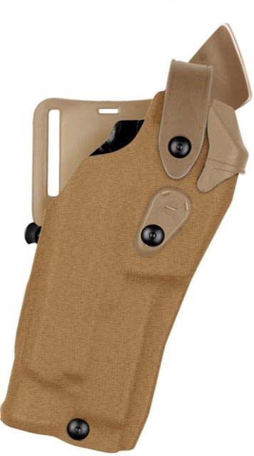 Safariland 6360RDS ALS/SLS Mid-Ride Level-III OWB Belt Holster w/ Right Hand Glock 17/22 Insight Technology M3 Right Cordura Coyote Brown