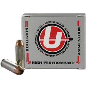 Underwood 45 Colt (Long Colt) +P Ammo 250 Grain Hornady XTP Jacketed Hollow Point Box of 20