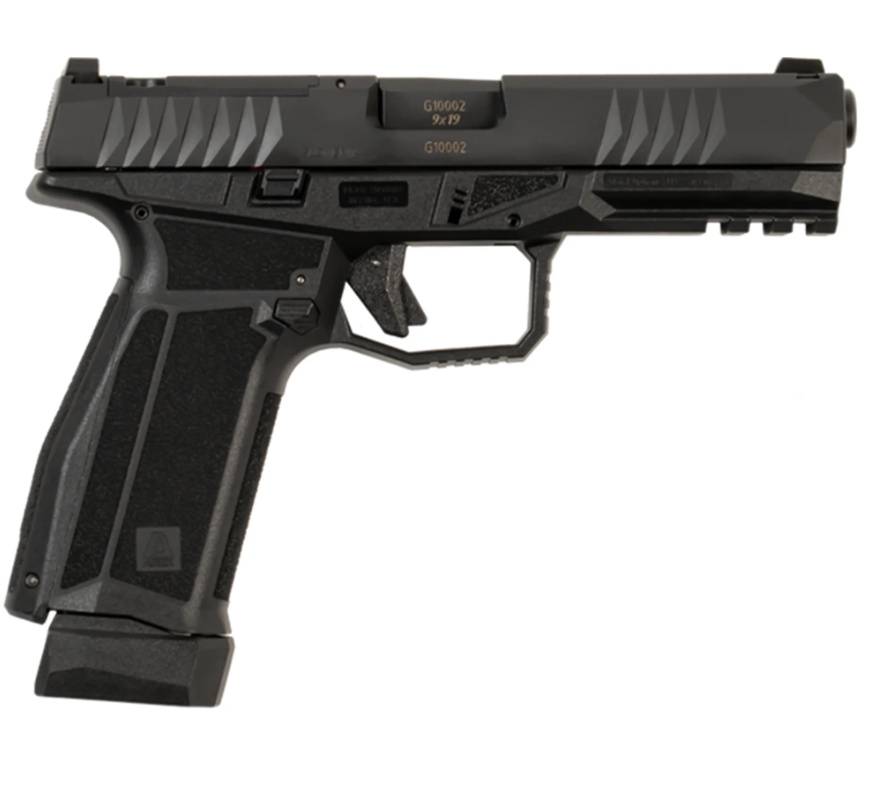 Arex Delta L OR 4.5" 9mm 17rd Pistol, Black